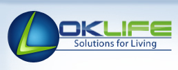 Oklife logo: Juicer and Juice Extractors